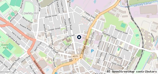 Map showing the location of Birkett Motors Ltd- Mot & Service Centre St Helens