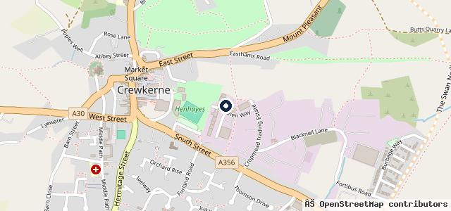 Map showing the location of Broad Oak Motors