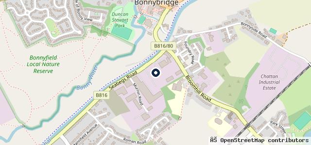Map showing the location of Canal Bank Motors