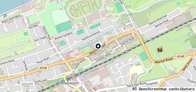 Map showing the location of Car Centre