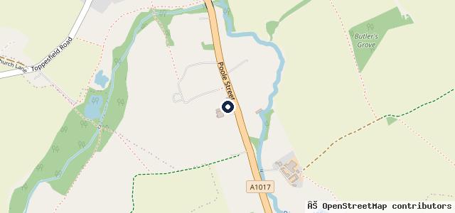Map showing the location of Hedingham Auto Services