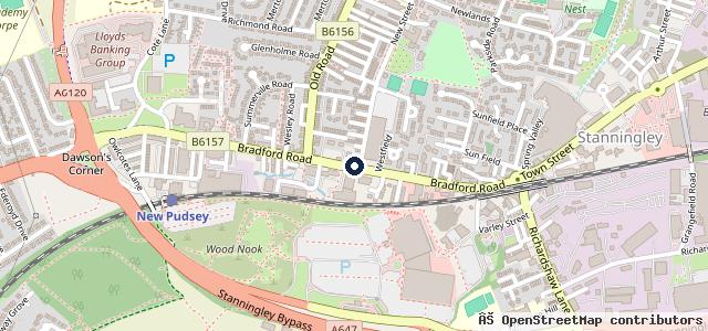 Map showing the location of Carstar (Leeds) Limited