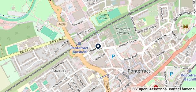 Map showing the location of Castle View Service & MOT Station
