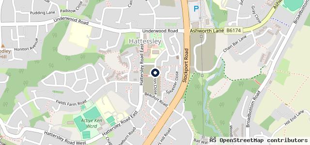 Map showing the location of Catalyx Automotive