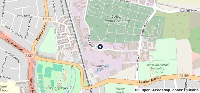 Map showing the location of Cheltenham Motor Ltd