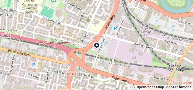 Map showing the location of Stellantis &You Citroen Manchester