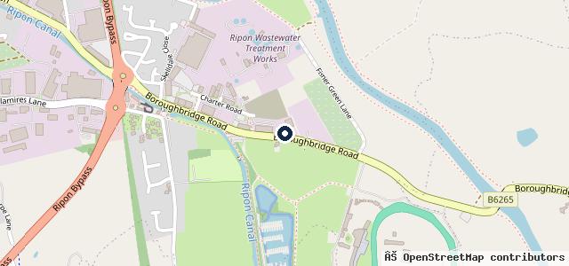 Map showing the location of Ripon Tyre & Auto Services