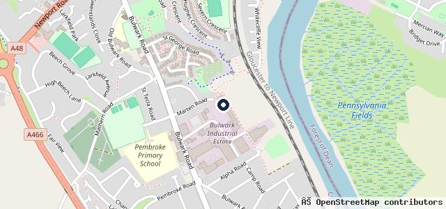 Map showing the location of D C Crockett Motor Services