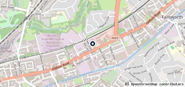 Map showing the location of East Manchester Mercs Ltd | Dukinfield