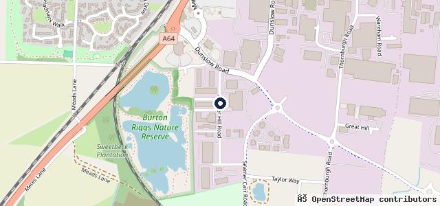 Map showing the location of Des Winks Cars Limited Scarborough