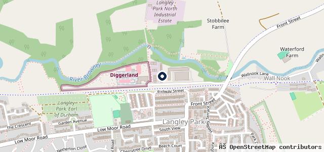 Map showing the location of Diamond Mot Centre