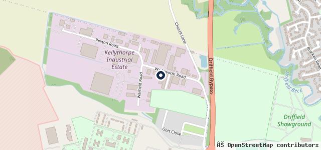 Map showing the location of Dollys Autos, garage and van hire in Driffield