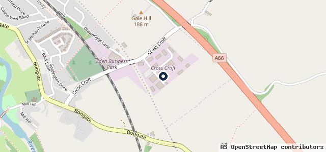 Map showing the location of Eden View Garage | Appleby