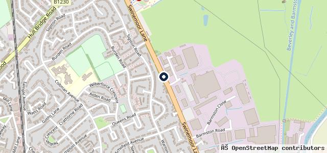 Map showing the location of Vauxhall