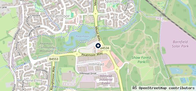 Map showing the location of Fish Brothers Nissan Swindon & Nissan Van Centre