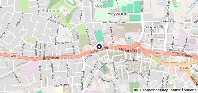 Map showing the location of M L
