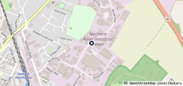 Map showing the location of Formula One Autocentres