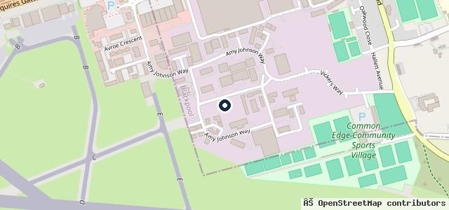 Map showing the location of Fylde Coast Accident Repair Centre Ltd