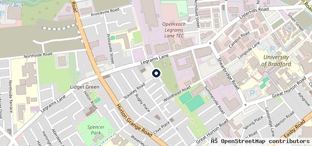 Map showing the location of Cottam Motor Co