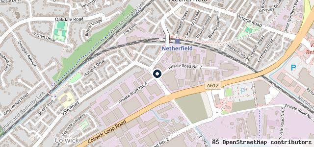 Map showing the location of N G Direct Car Sales LTD