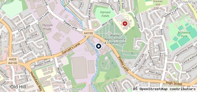 Map showing the location of Mead Automotive