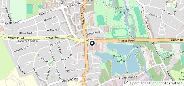 Map showing the location of Group 1 Volkswagen Dartford