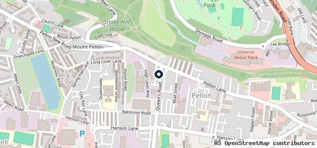 Map showing the location of G.S Autos Halifax