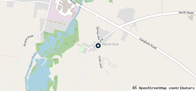 Map showing the location of Harkness Auto Services