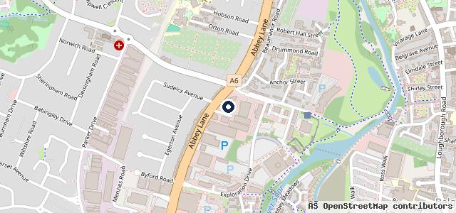 Map showing the location of Raj Motors Car Sales | Leicester