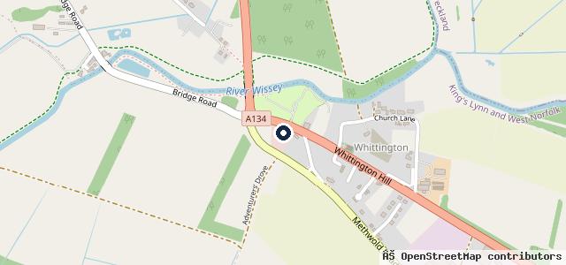 Map showing the location of Grahame Gillis Automobile MOT Center