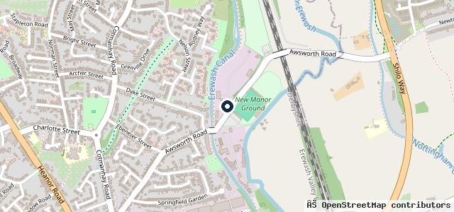 Map showing the location of Ilkeston Autocentre