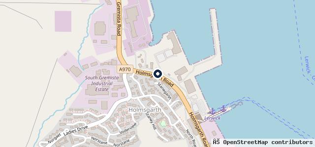 Map showing the location of J Burgess