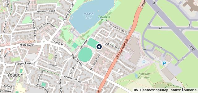 Map showing the location of Moorfield German Motors