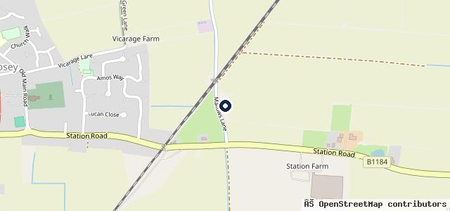 Map showing the location of Main Road Garage
