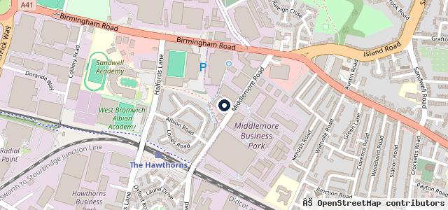 Map showing the location of Autofit Centre Ltd