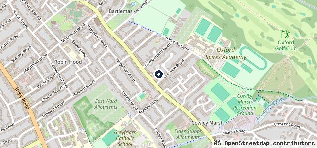 Map showing the location of The Oxford Car Service Centre Ltd