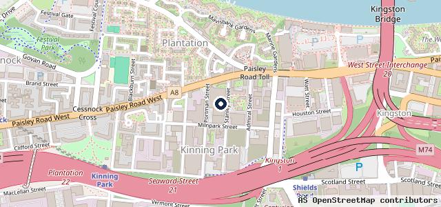 Map showing the location of K T Motors