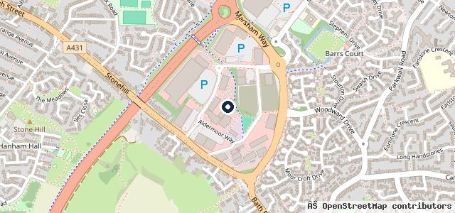 Map showing the location of Halfords Autocentres