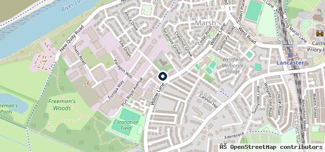 Map showing the location of Lune Valley Motors
