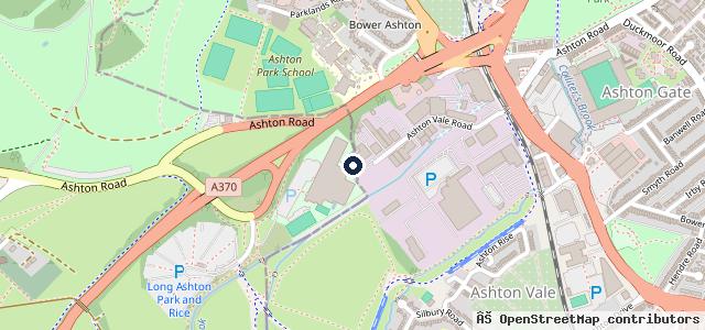 Map showing the location of Masters Garage