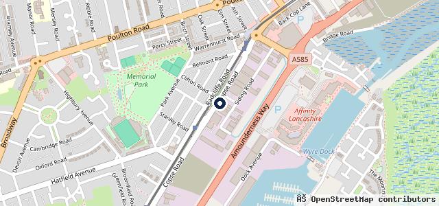 Map showing the location of Melton's motors LTD