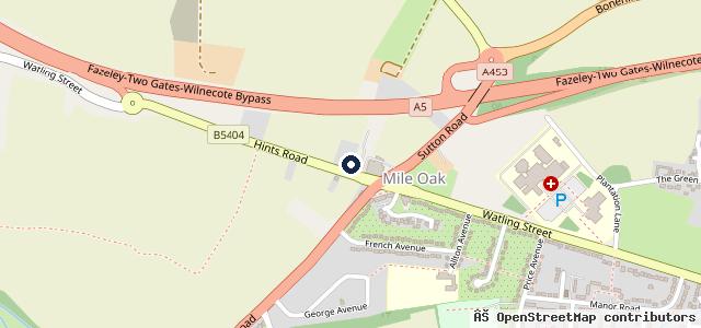 Map showing the location of Mercedes-Benz of Tamworth