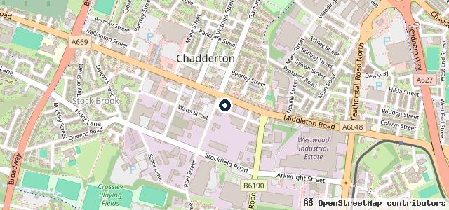 Map showing the location of Springfield Service Station