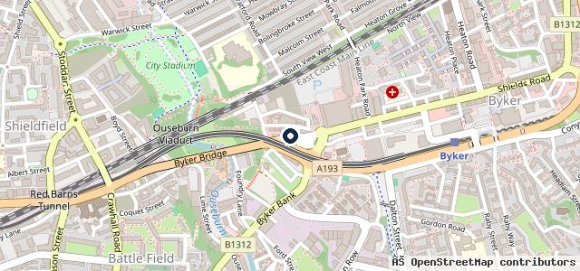 Map showing the location of Mo-Tech