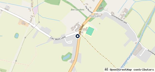 Map showing the location of West Lancs Classics and Ormskirk Motorsport