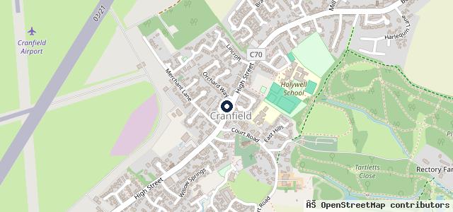 Map showing the location of Allon White Sports Cars