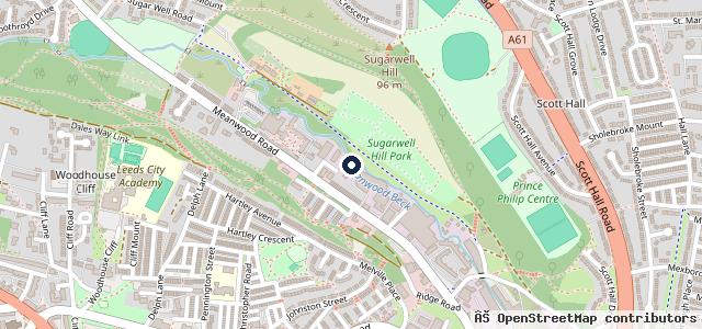 Map showing the location of West Coast Motors Leeds