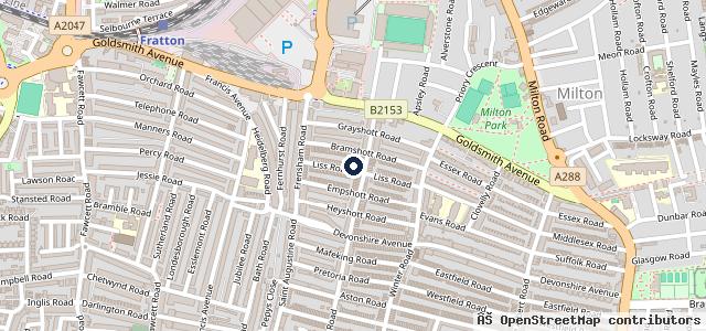 Map showing the location of Olive Green Motors - MOT Southsea