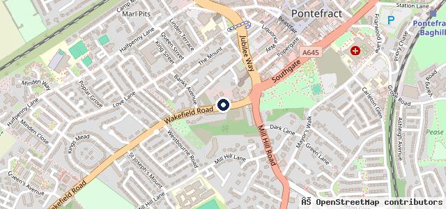 Map showing the location of Auto Save Motorist Centre - Pontefract Tyres