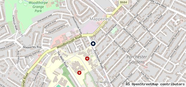 Map showing the location of Porchester Auto Centre